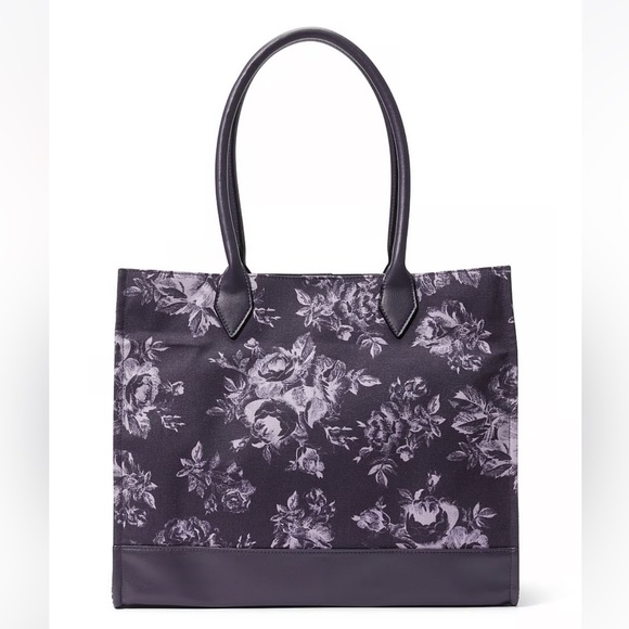 VICTORIA’S SECRET
Floral Book Tote Black Purple - Picture 2 of 4